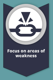 Focus on areas of weakness